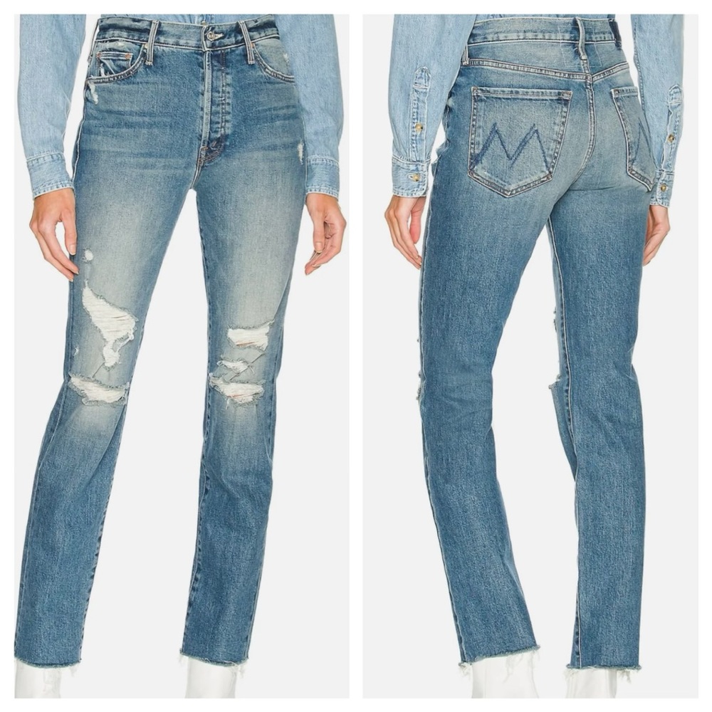 Mother Trickster Skimp Fray Jean In Thrill Seeker